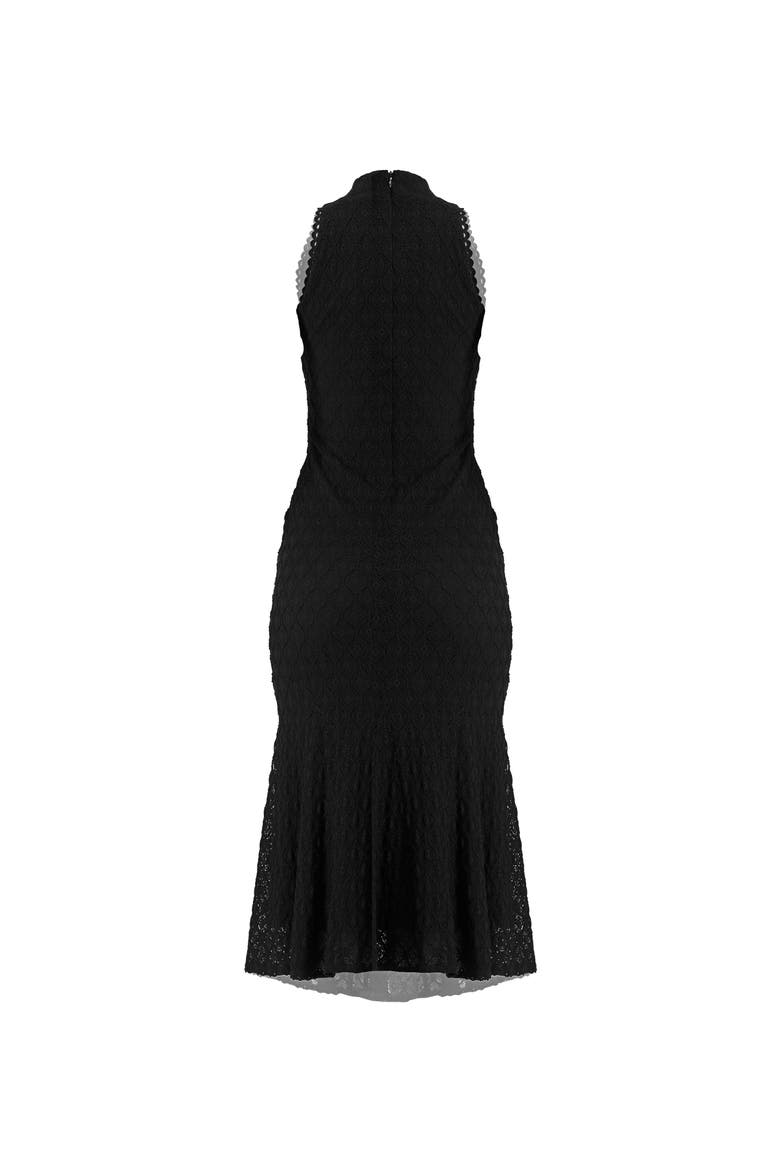 Knitted Midi Dress, Alternate, color, Black