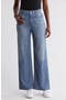 Mirage Denim Printed French Terry Wide Leg Pants