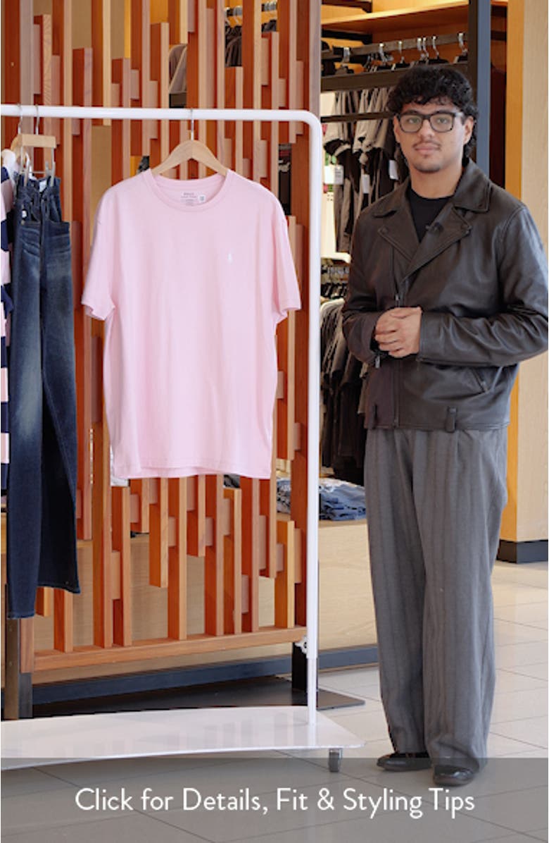 Classic Fit Jersey Crewneck T-Shirt, sales video thumbnail