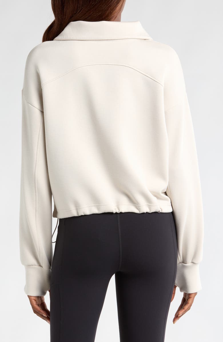 Soft Modal Blend Half Zip Pullover