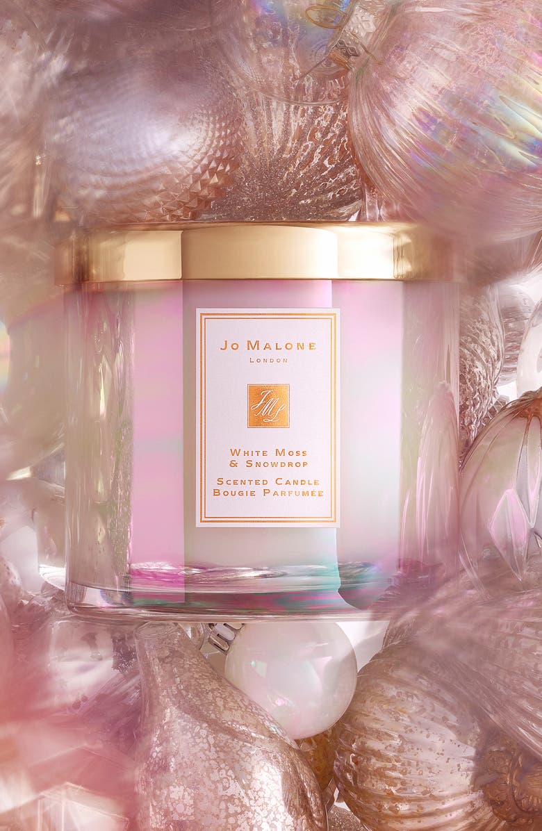 Jo Malone London<sup>™</sup> White Moss & Snowdrop Scented Candle, Alternate, color, 