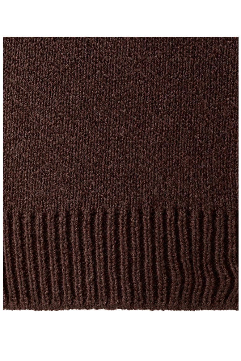 Beaded Knit Tank, Alternate, color, BROWN