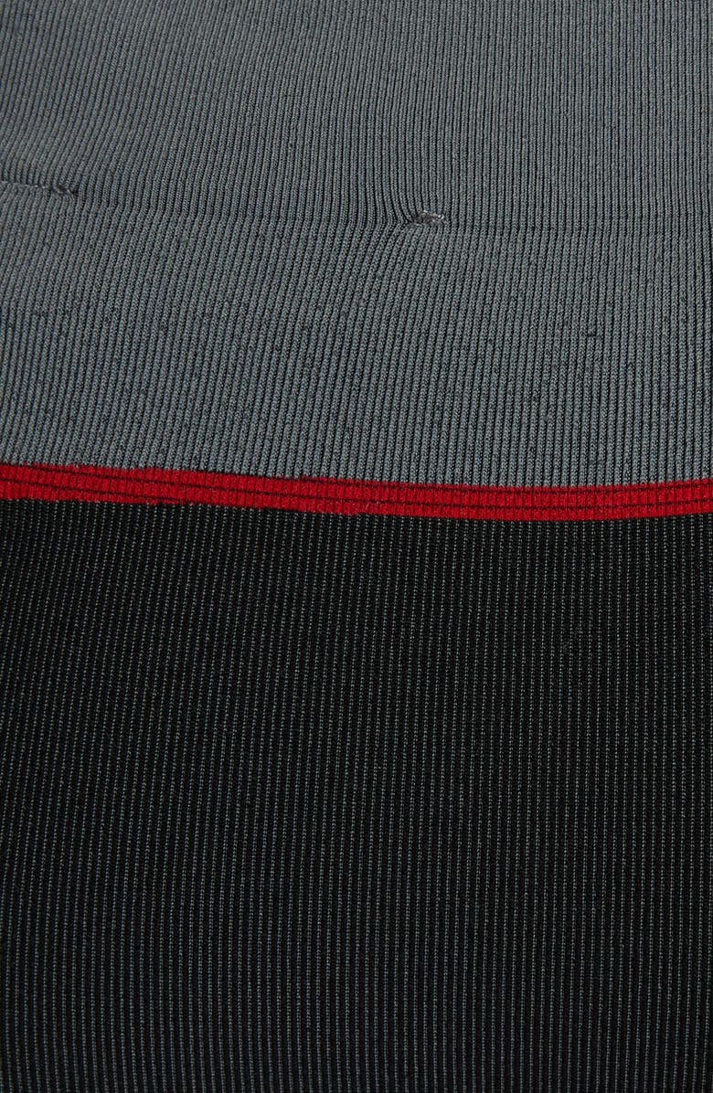 Moncler Grenoble Logo High Waist Rib Sweater Leggings, Alternate, color, 