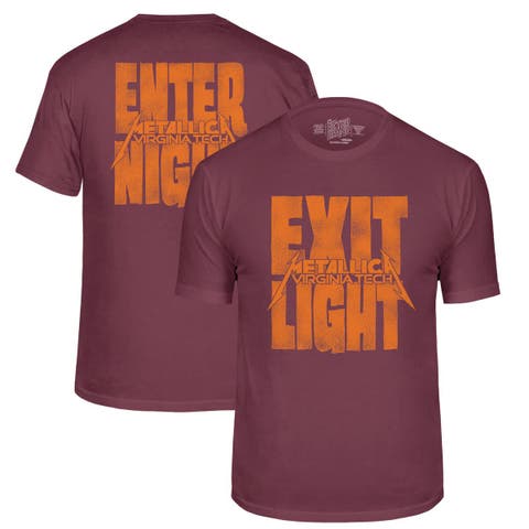 Men's Original Retro Brand Maroon Virginia Tech Hokies Metallica Retro T-Shirt