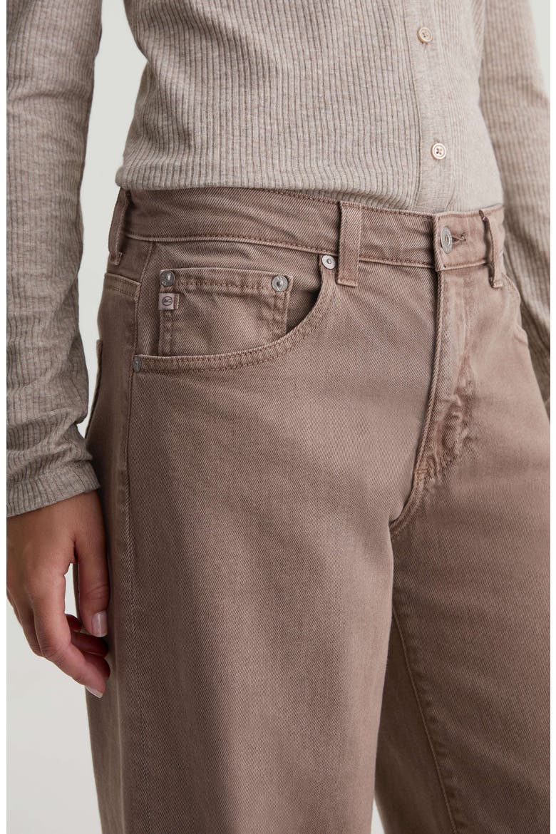 Adria Low Rise Relaxed Wide Leg Jeans, Alternate, color, SULFUR TAUPE GREY