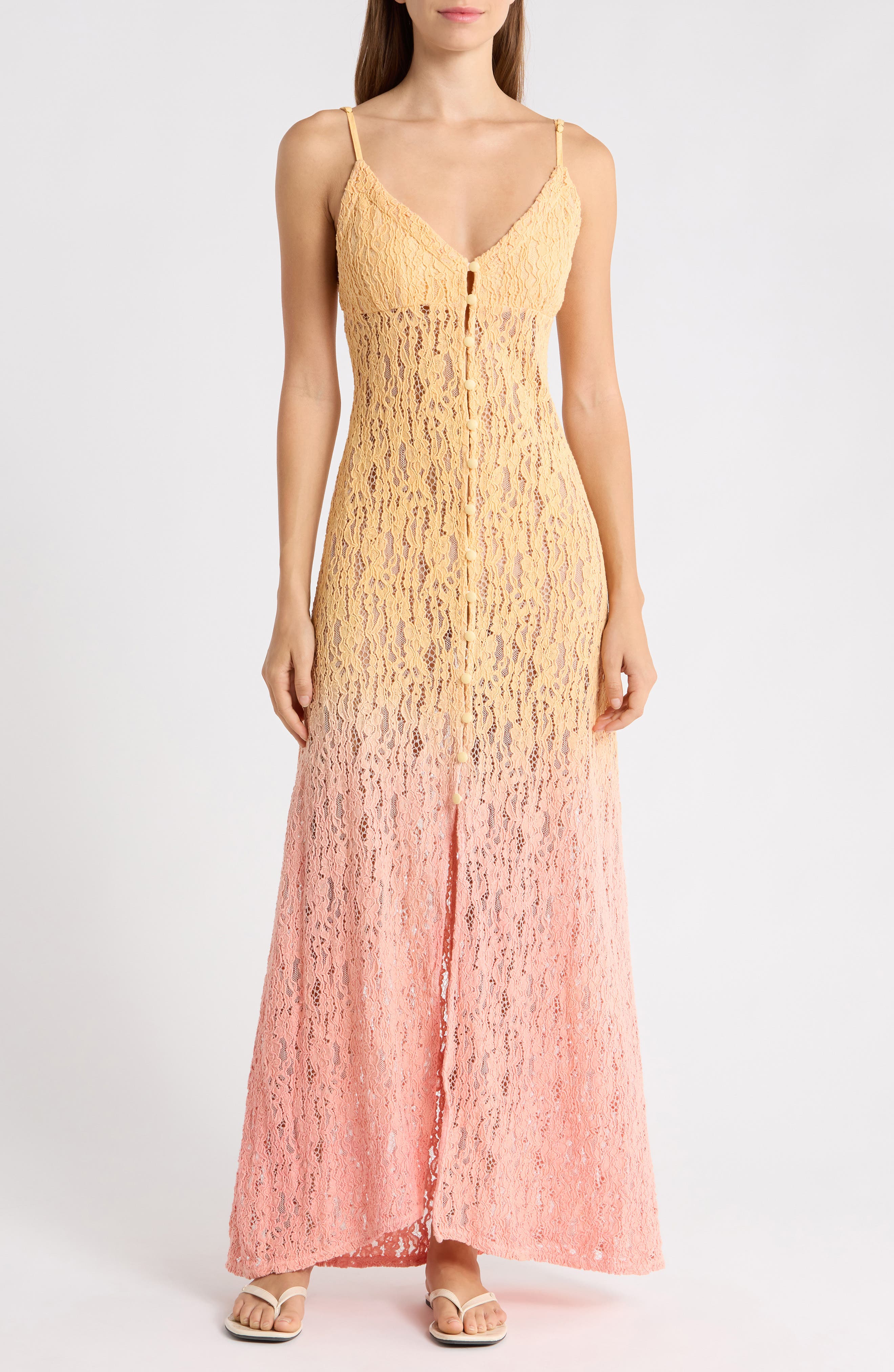 Elowen Lace Maxi Cover-Up Dress