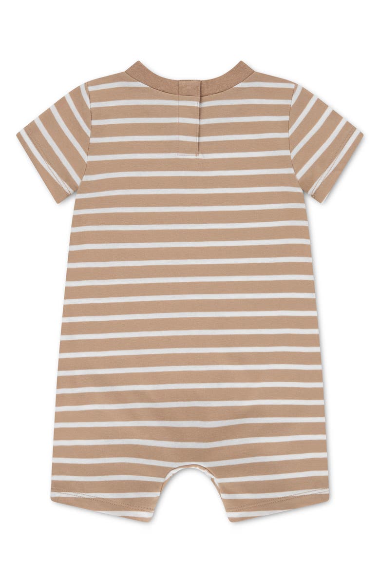 Nike Swoosh Romper, Alternate, color, Hemp