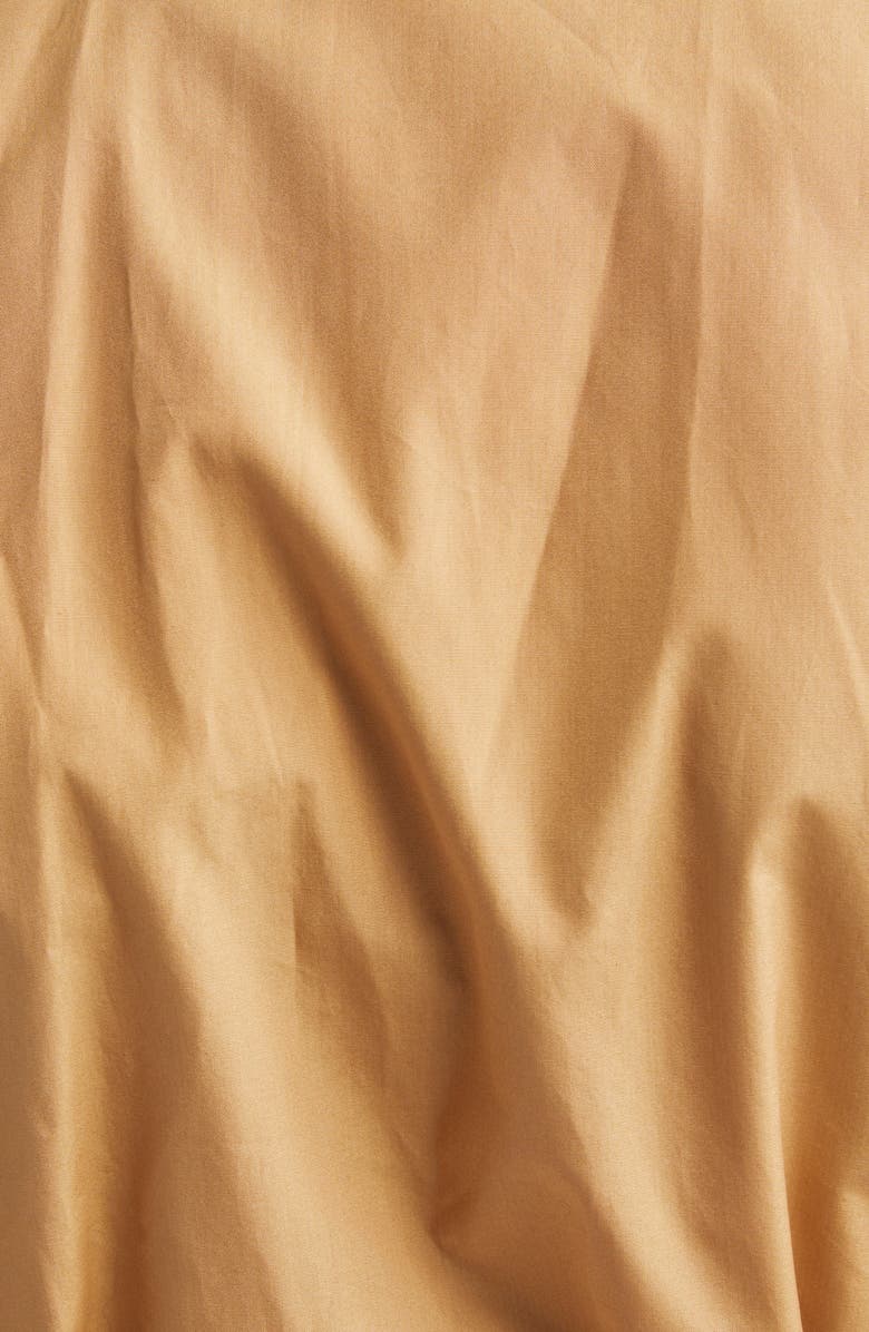 Max Mara Juglas Belted Button-Up Shirt, Alternate, color, Caramel