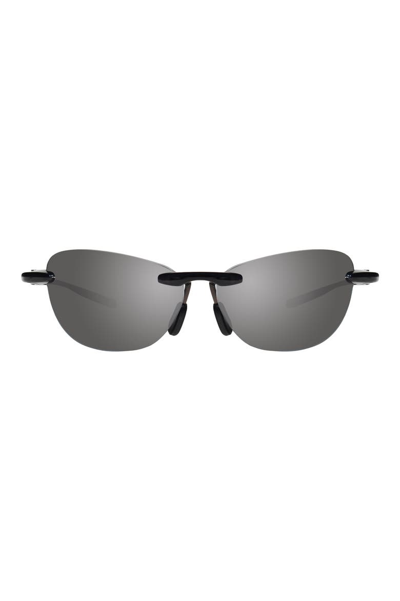 Descend Pro 62mm Petite Sunglasses, Main, color, BLACK