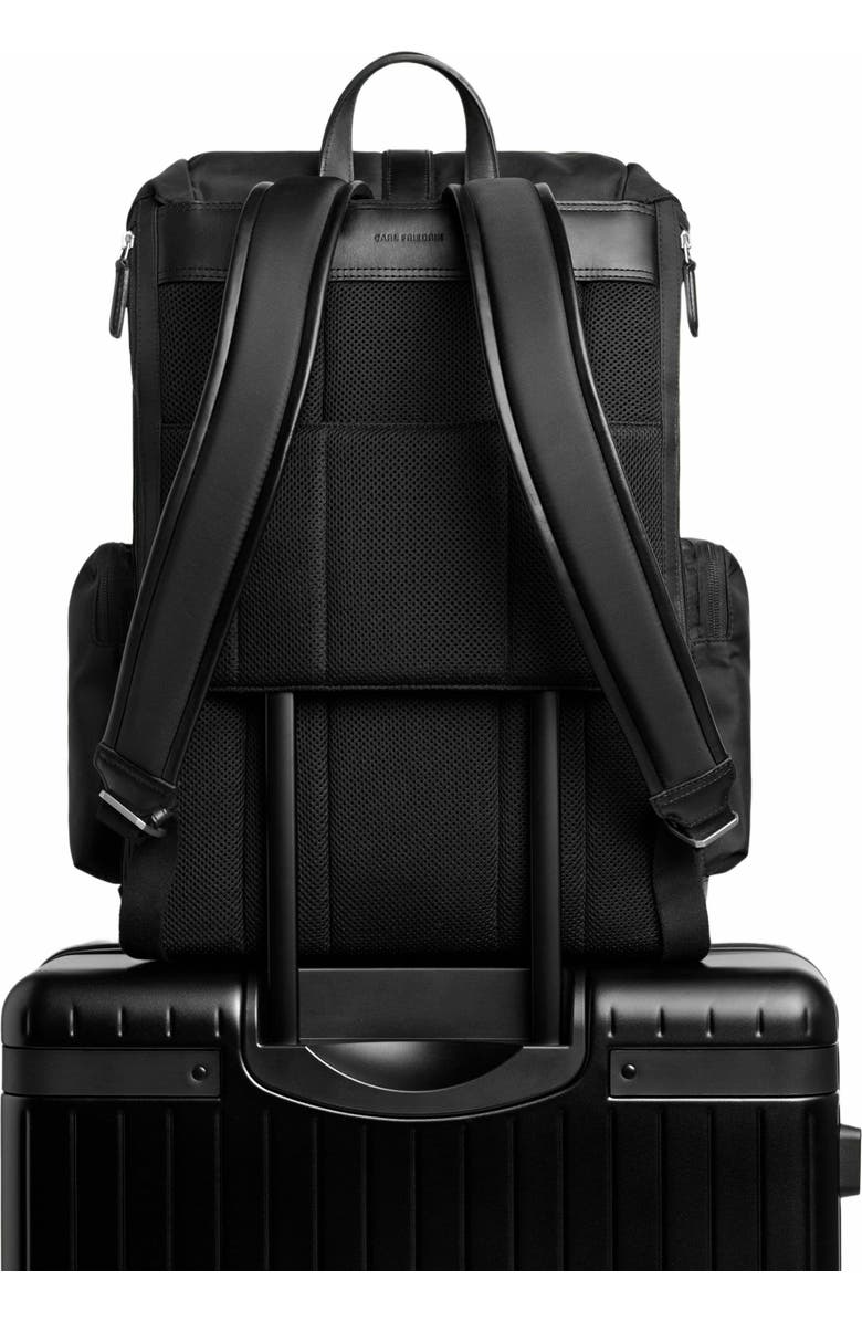 Carl Friedrik Traverse Backpack Nylon, Alternate, color, Black