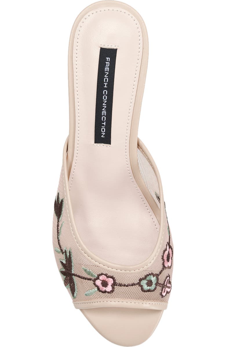 French Connection Louvisa Embroidered Kitten Heel, Alternate, color,