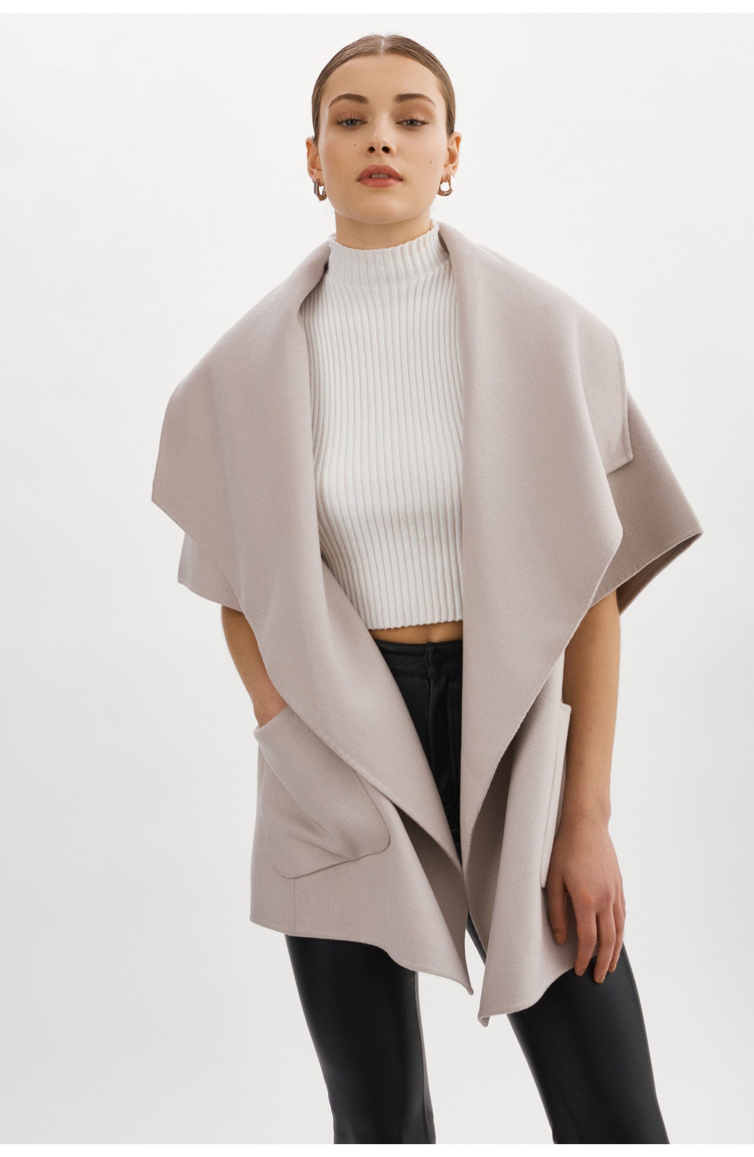 Penelope | Double Face Wool Coat - image 5