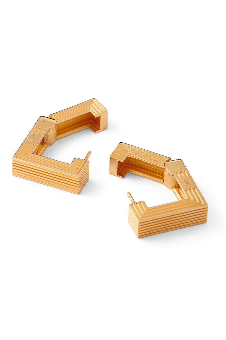 Medium Aurelia Hoop Earrings, Alternate, color, YELLOW GOLD