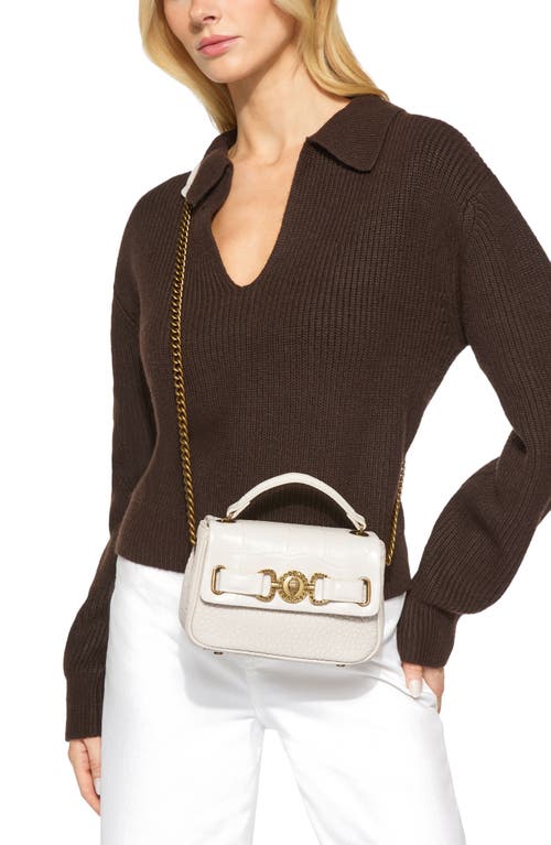 Kurt Geiger London Mini Mansion Convertible Crossbody Bag In Brown