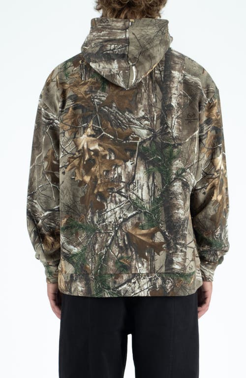 Students Howlings Realtree Camo Cotton Zip-up Hoodie In Gray