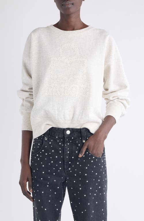 Isabel Marant Étoile Mobyli Logo Graphic Sweatshirt In White