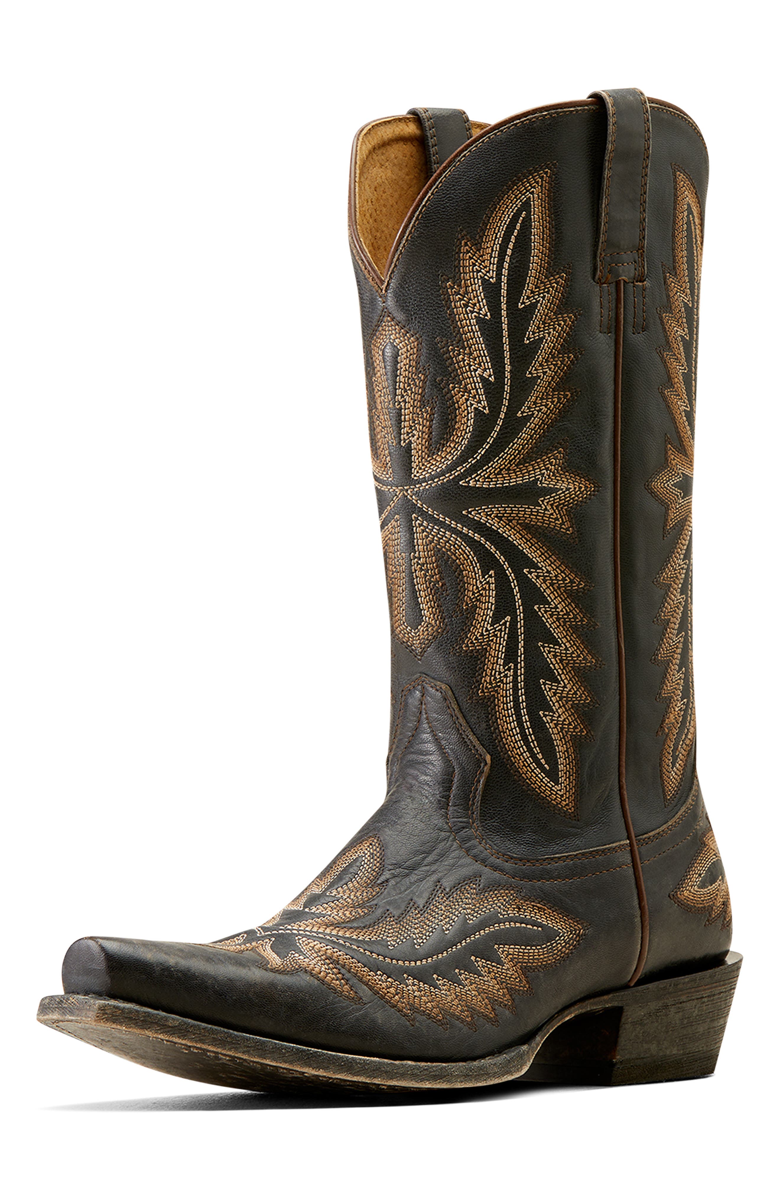 Ariat Ryman Western Boot, Alternate, color, Old West Black