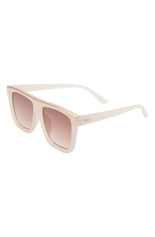 Vince Camuto Flat Top Sunglasses In Rose