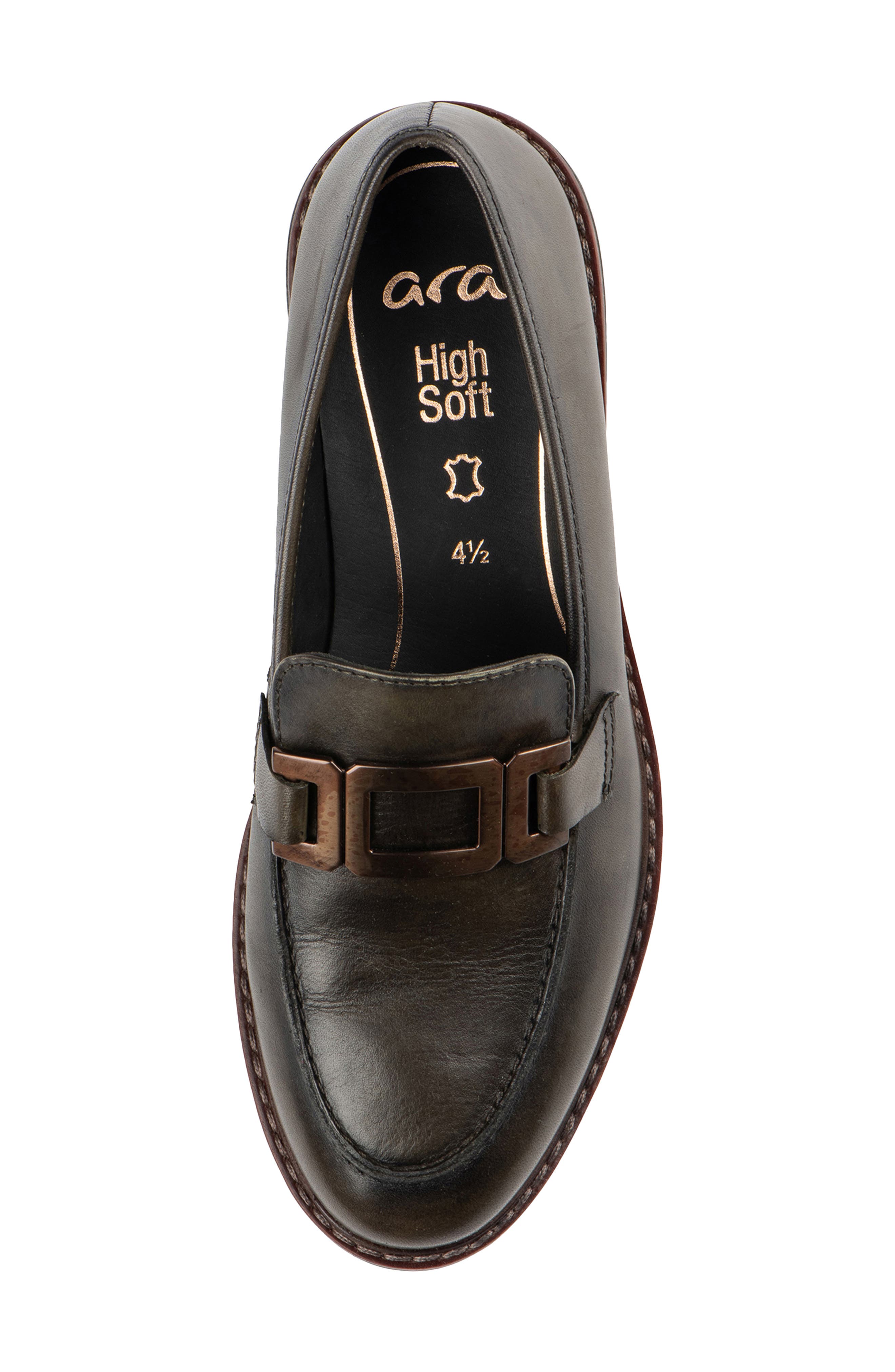 ara Katsura Loafer, Alternate, color, Olive