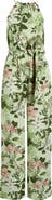 SUGARLIPS Zane Floral Lighthearted Tropical Print Jumpsuit