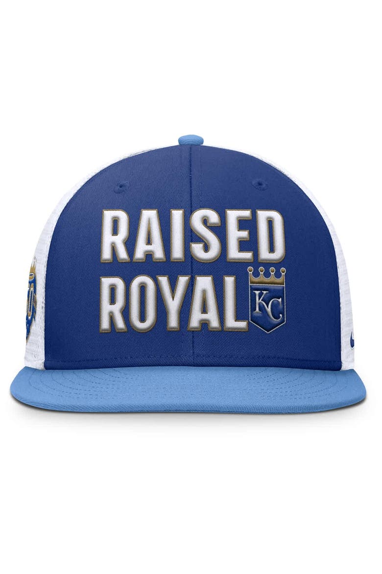 Men's Nike  Royal/Light Blue Kansas City Royals Pro Performance Trucker Snapback Hat, Alternate, color, Royal