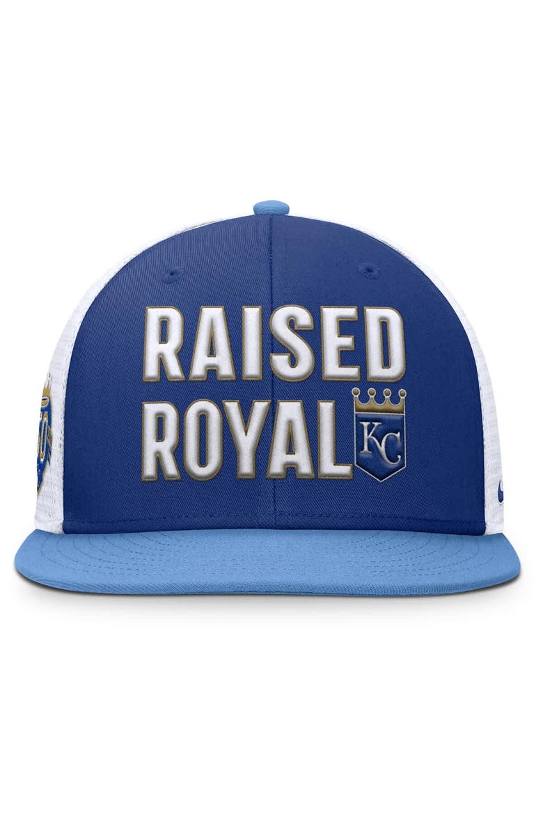 Nike Men's Nike Royal/Light Blue Kansas City Royals Pro Performance Trucker Snapback Hat, Alternate, color, Royal