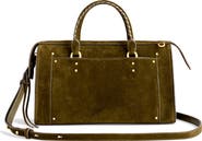 Madewell Large Studded Suede Satchel