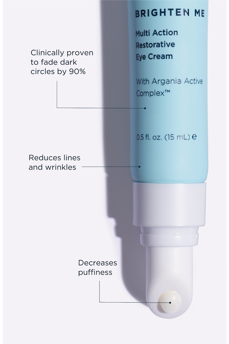 BRIGHTEN ME Multi-Function Restorative Eye Cream, Alternate, color, White