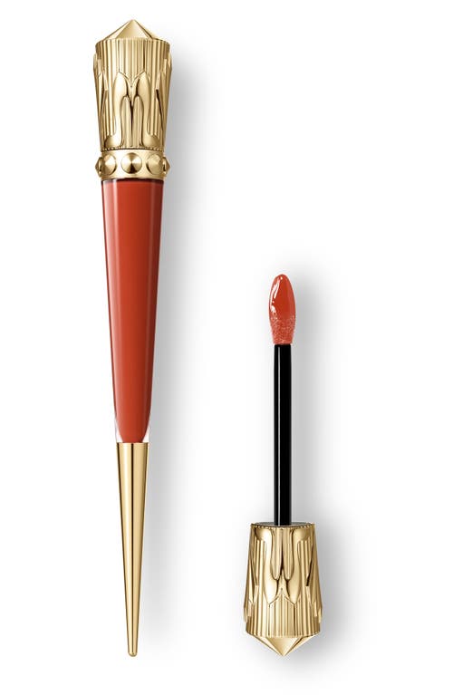 Christian Louboutin Rouge Stiletto Vinyl Gloss In Burning Spice