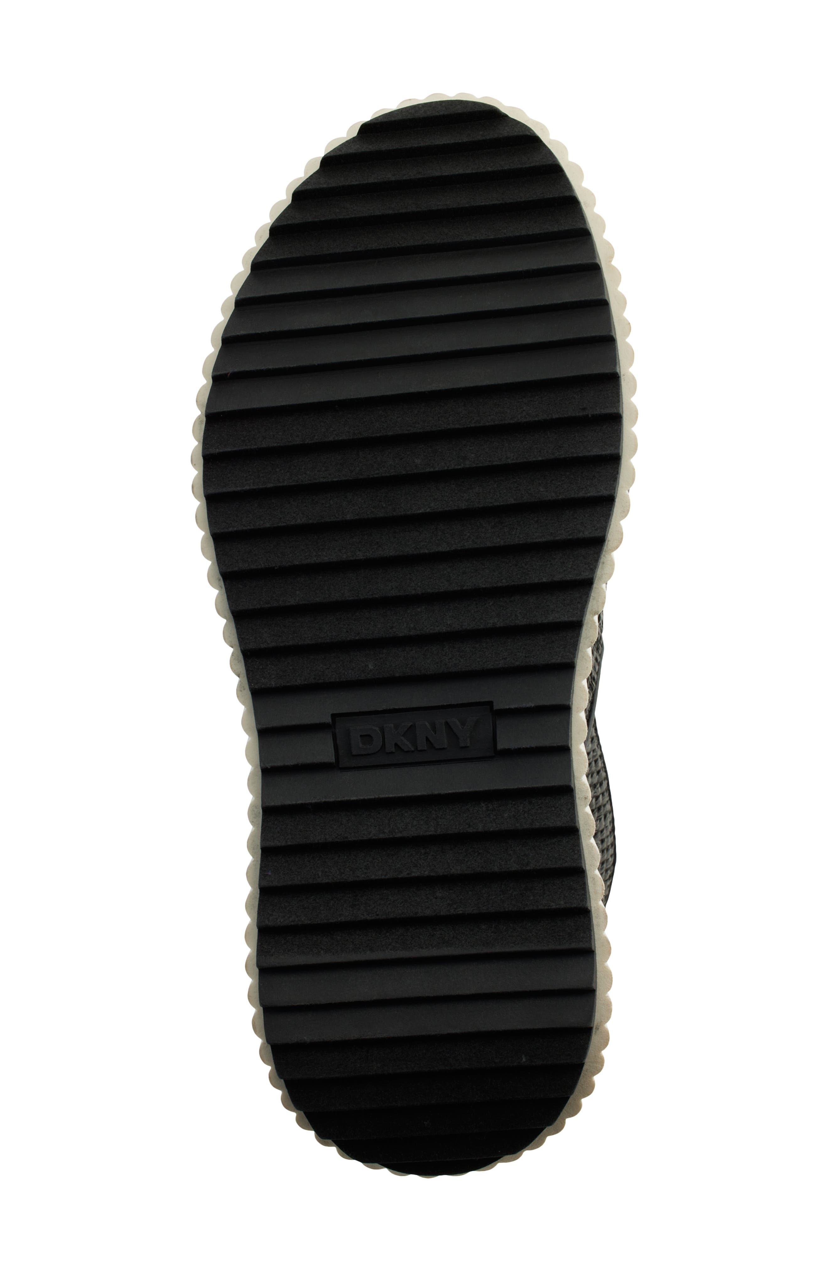 DKNY Malai Crossband Sandal, Alternate, color, Black