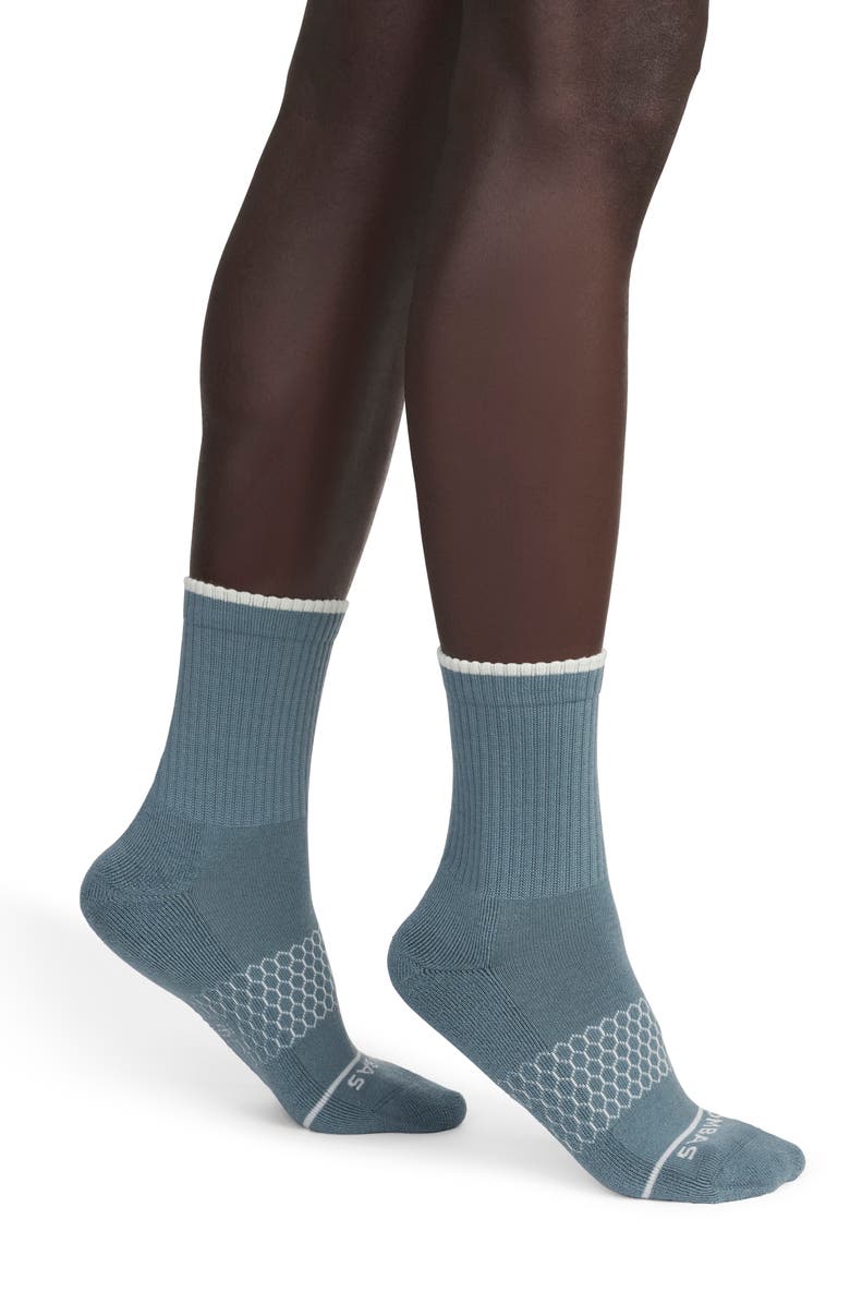 Bombas Merino Wool Blend Solid Half Calf Socks, Main, color,