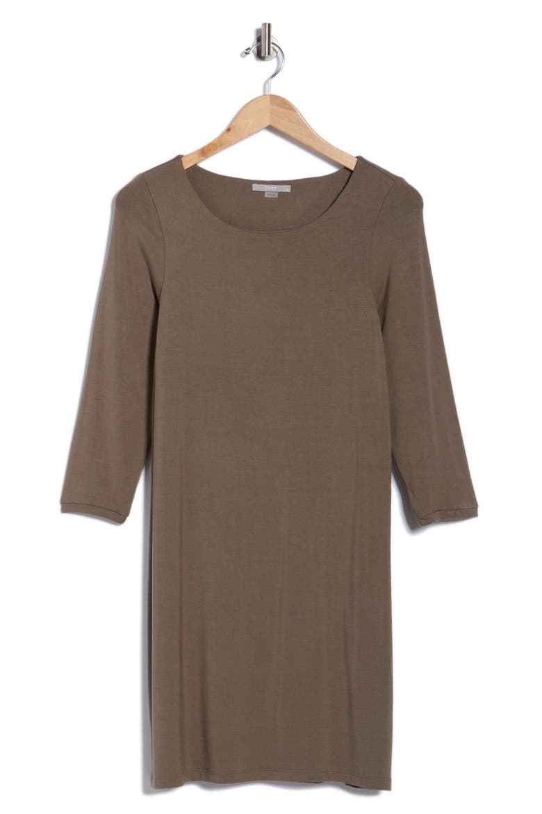 Eros Three-Quarter Sleeve A-Line Dress, Alternate, color, BRINDLE