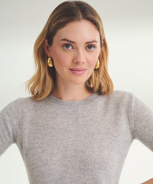 Naadam Lightweight Cashmere Short Sleeve Sweater