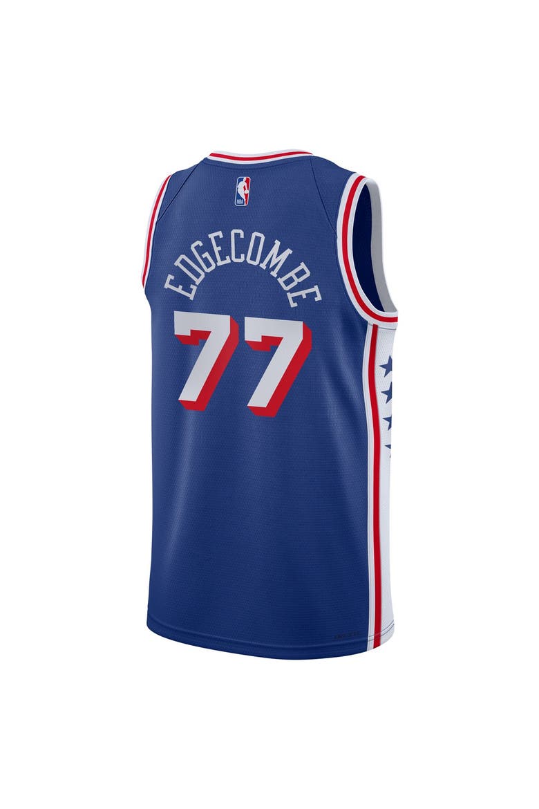 Youth Nike VJ Edgecombe Royal Philadelphia 76ers Swingman Jersey - Icon Edition, Alternate, color, Royal