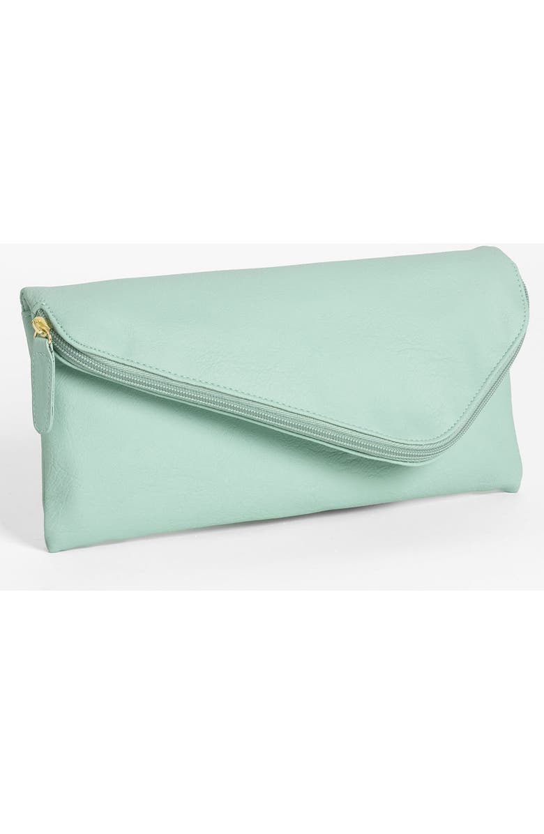Lulu Zip Top Envelope Clutch, Main, color,