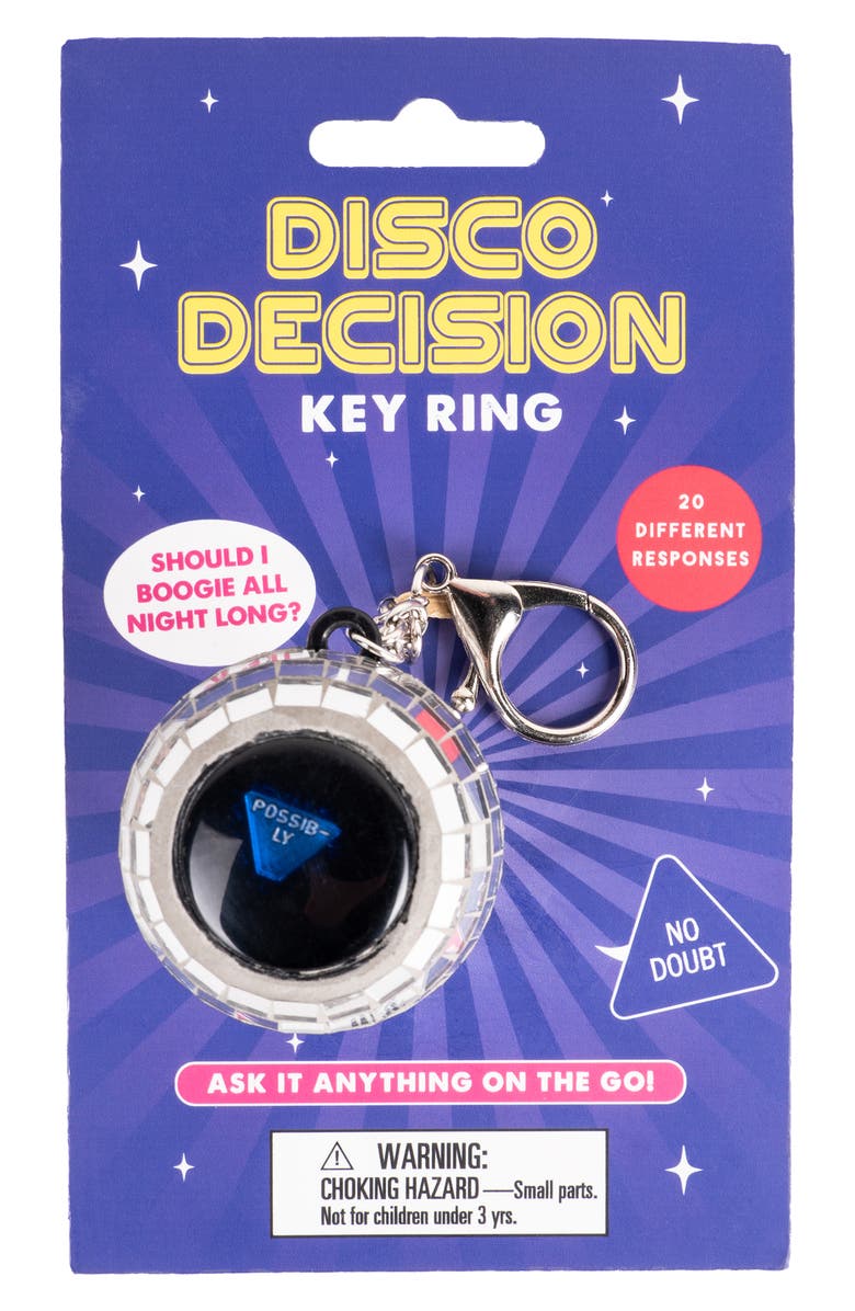 Fizz Creations Disco Decision Maker Key Ring, Alternate, color, 