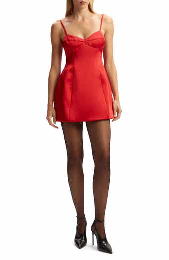 Bardot Marcello Satin Minidress