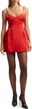 Bardot Marcello Satin Minidress