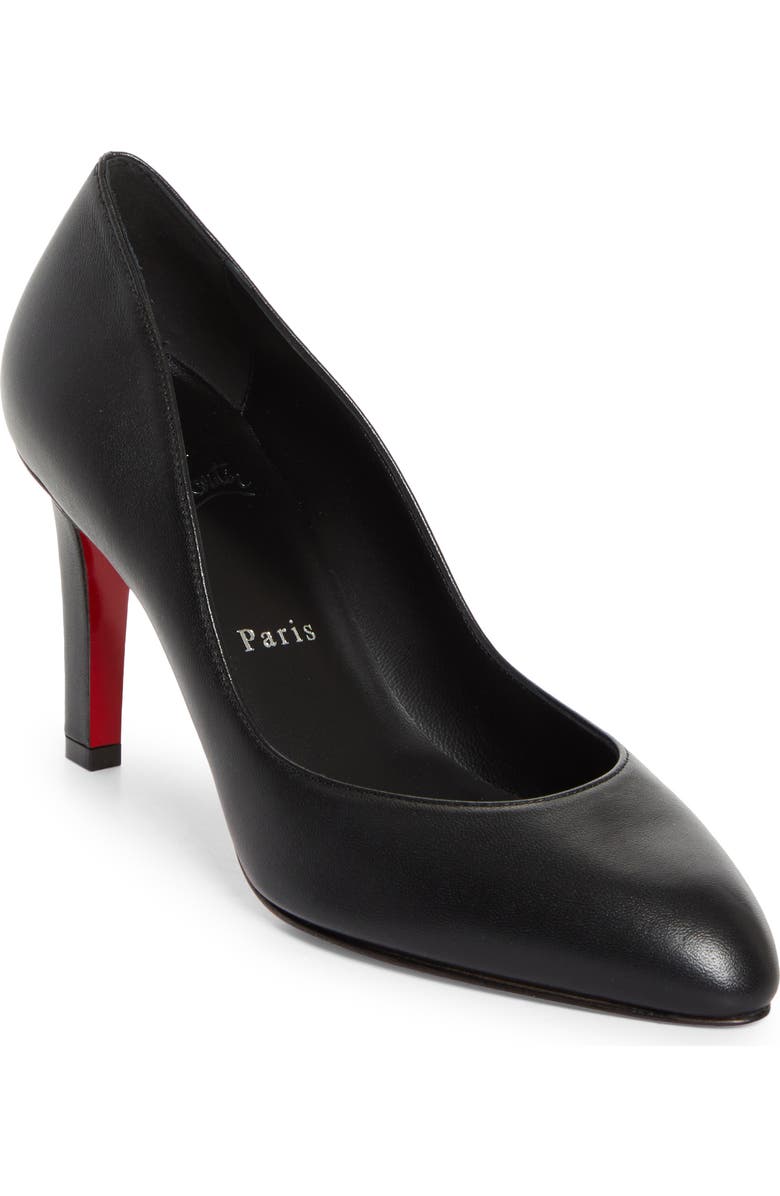 Christian Louboutin Fannylove Pump, Main, color, Black/ Black