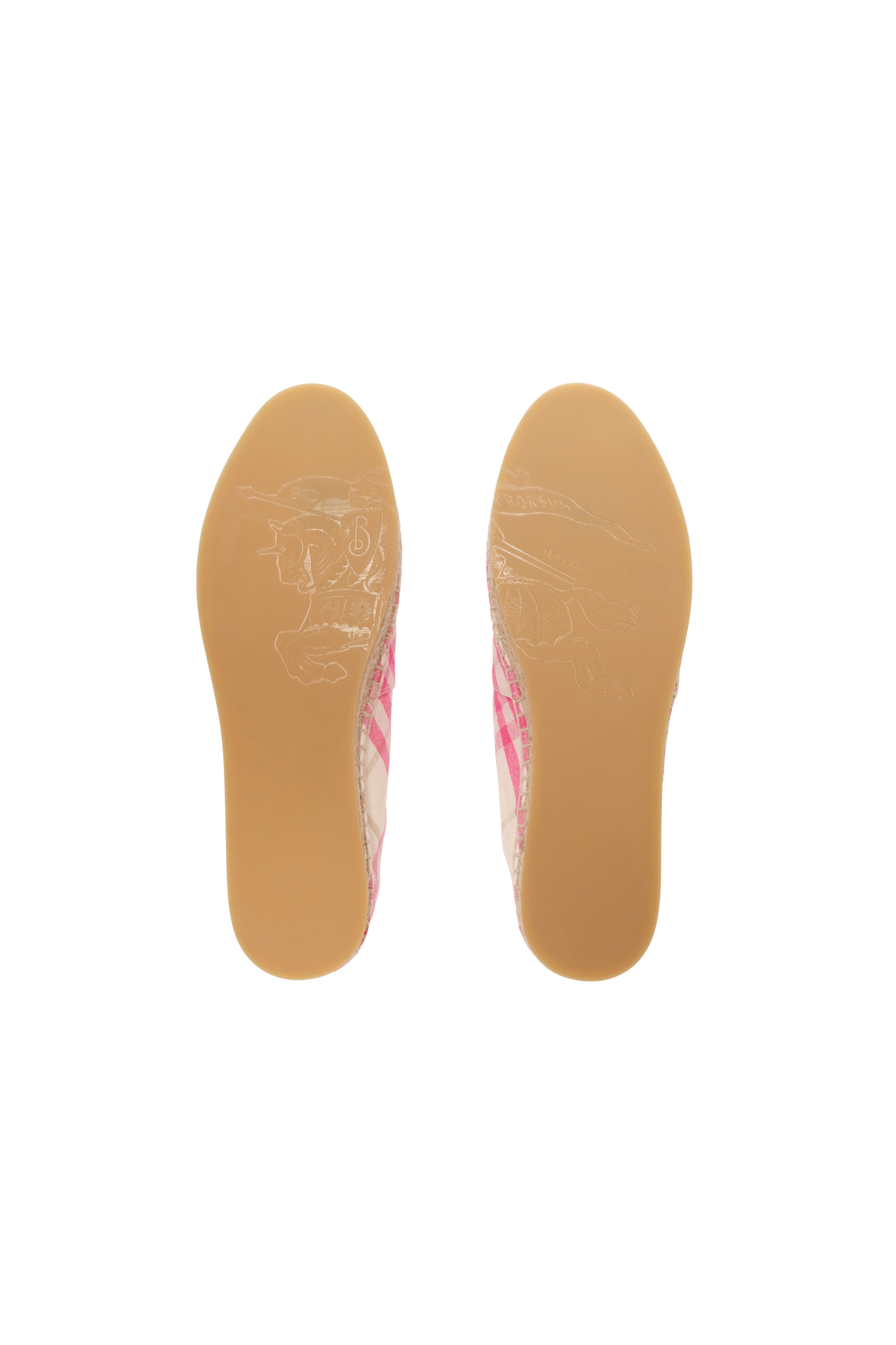 Burberry Check Mews Espadrilles, Alternate, color, Aubergine Purple