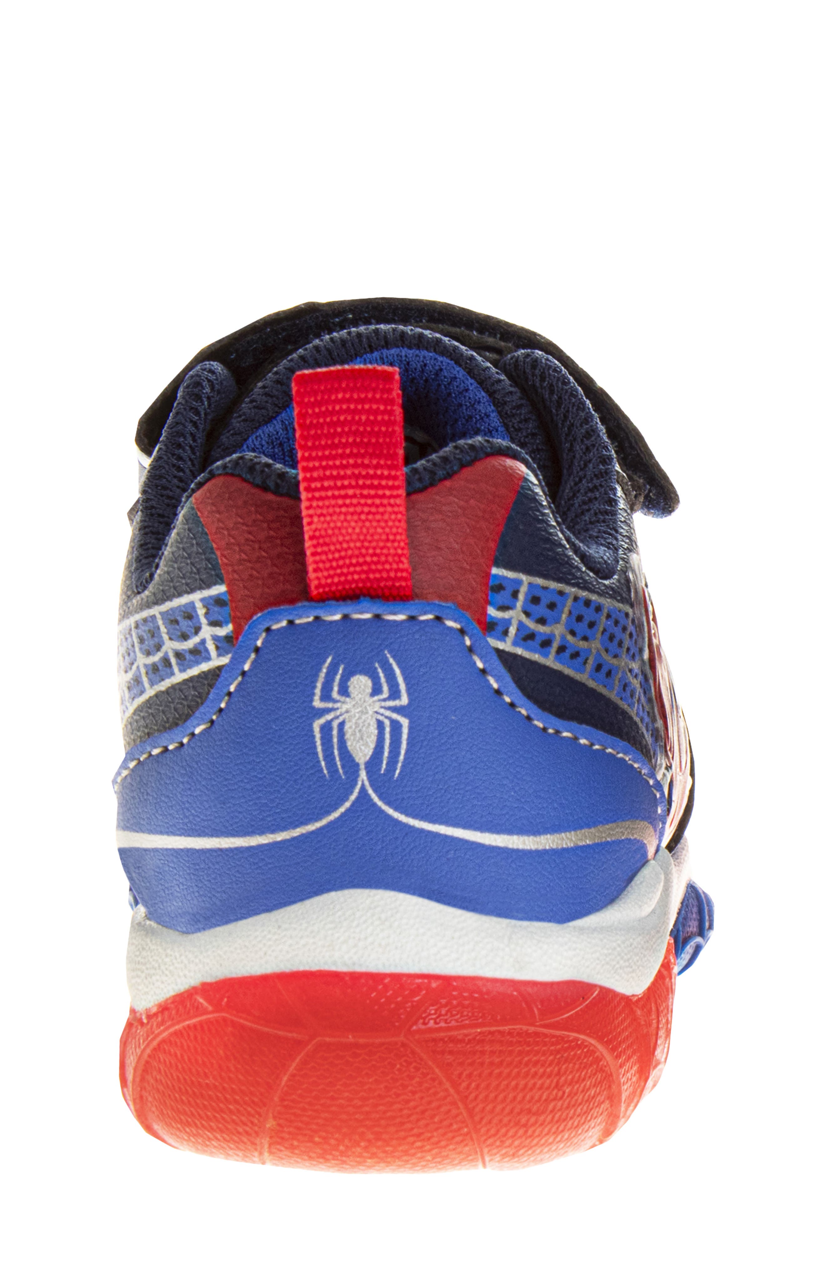 JOSMO Kids' Marvel Spider-Man Light-Up Sneaker, Alternate, color, Navy/ Blue