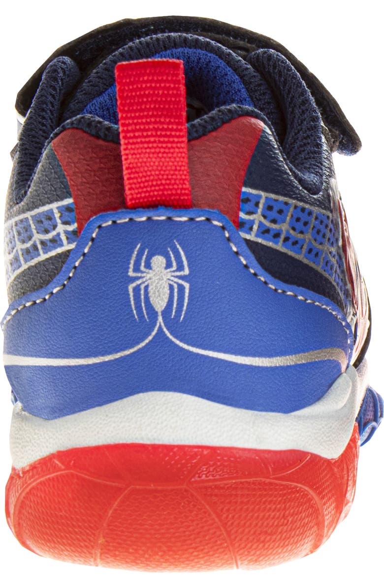 JOSMO Kids' Marvel Spider-Man Light-Up Sneaker, Alternate, color, Navy/ Blue