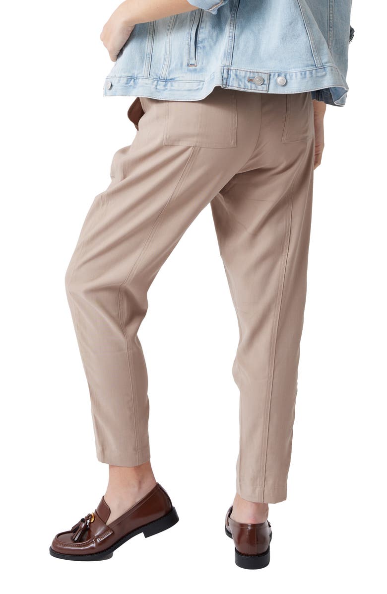 Ingrid & Isabel<sup>®</sup> Twill Maternity Pants, Alternate, color, 