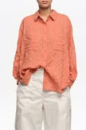 Bimba y Lola Embossed Cotton Shirt