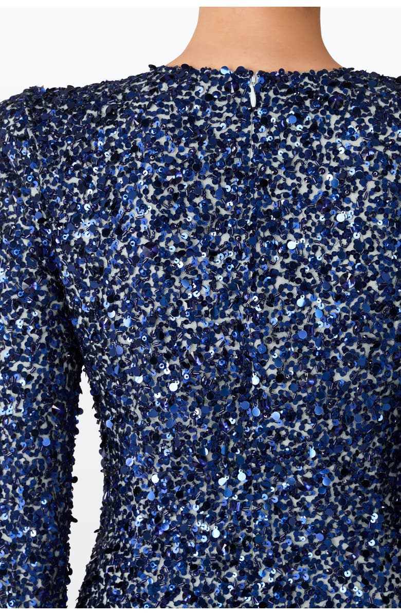 Jenny Packham Marie Maxi Dress, Alternate, color, Delta Blue