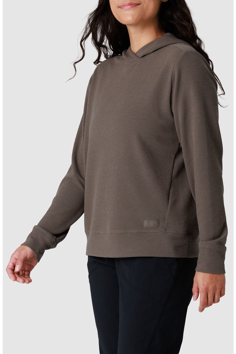 Eclipse Waffle Hoodie, Alternate, color, GRAVEL