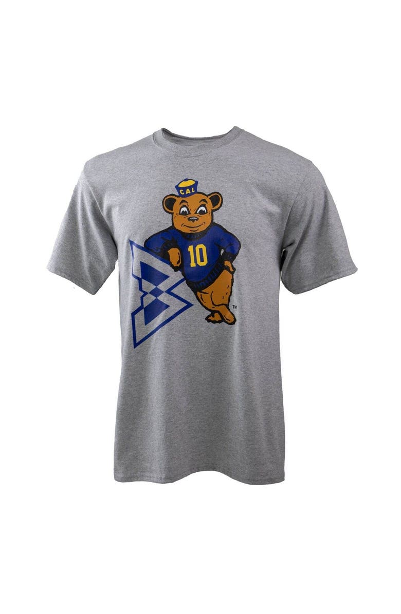 Beast Mode Men's Beast Mode Heather Gray Cal Bears Co-Branded Logo T-Shirt, Alternate, color,