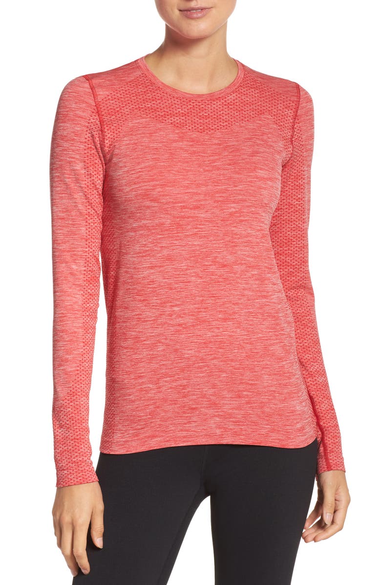 Zella Edge Seamless Top, Main, color, 