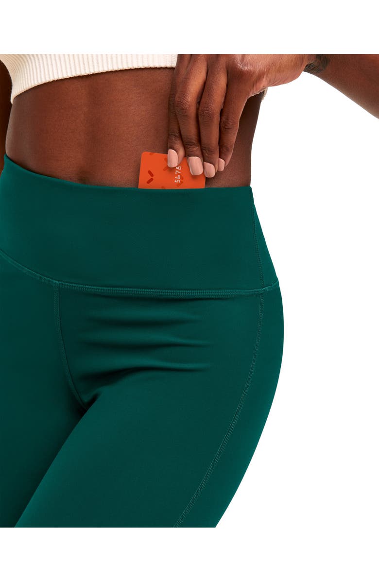 Walkpop Cali Everyday Activewear Crop Legging, Alternate, color, Green