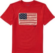Polo Ralph Lauren Kids' Flag Appliqué T-Shirt